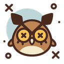 Hoothoot type representative icon